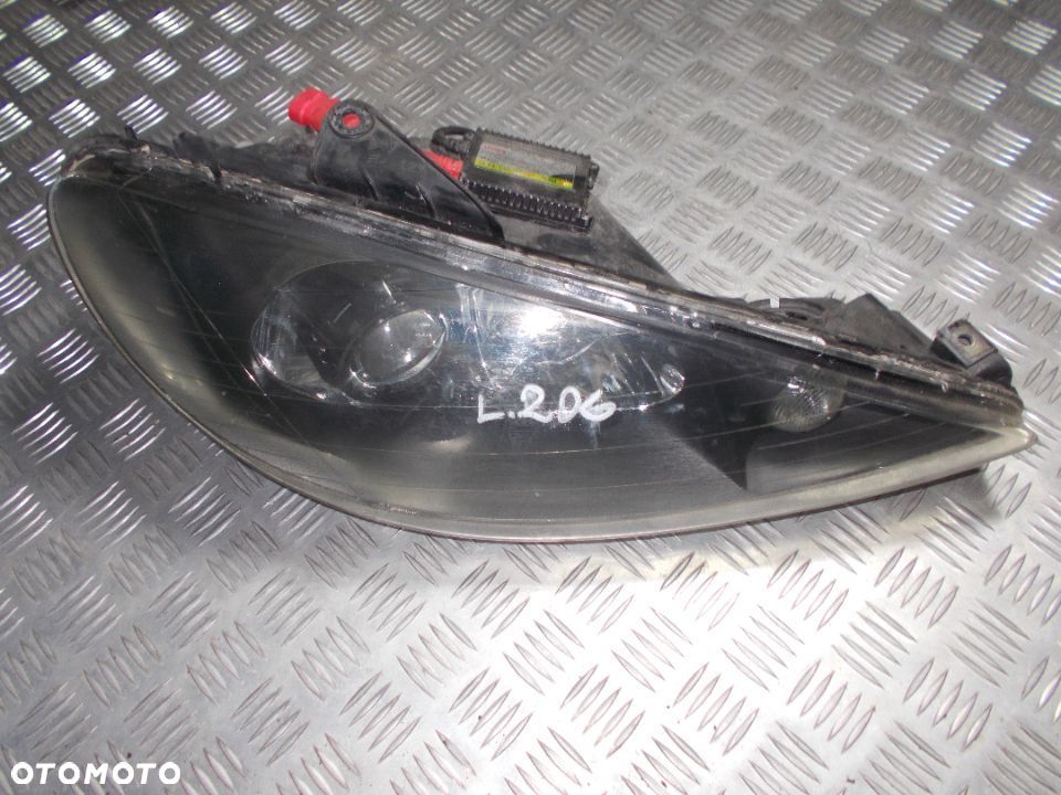 Peugeot 206 - lampa przednia prawa LIFT XENON - 1