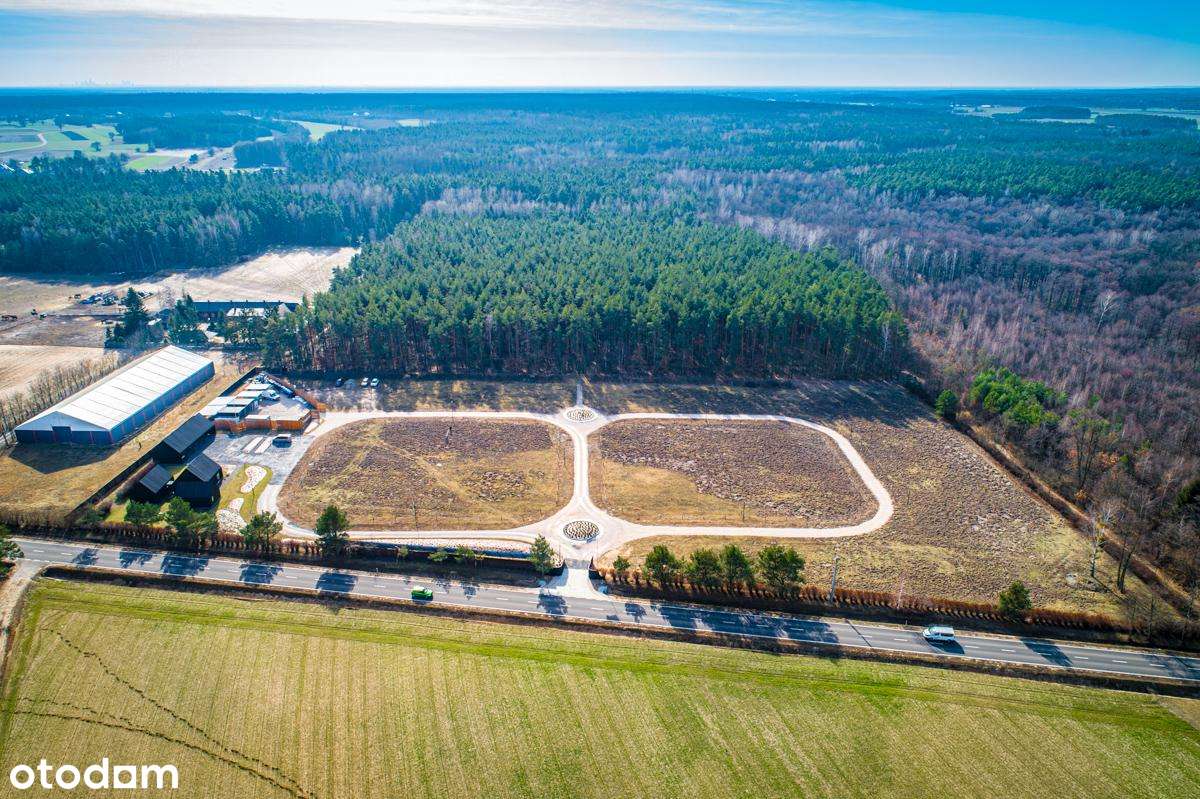 Działka pod Warszawą z PnB, uzbrojona, w otulinie lasu, obok Serocka-1