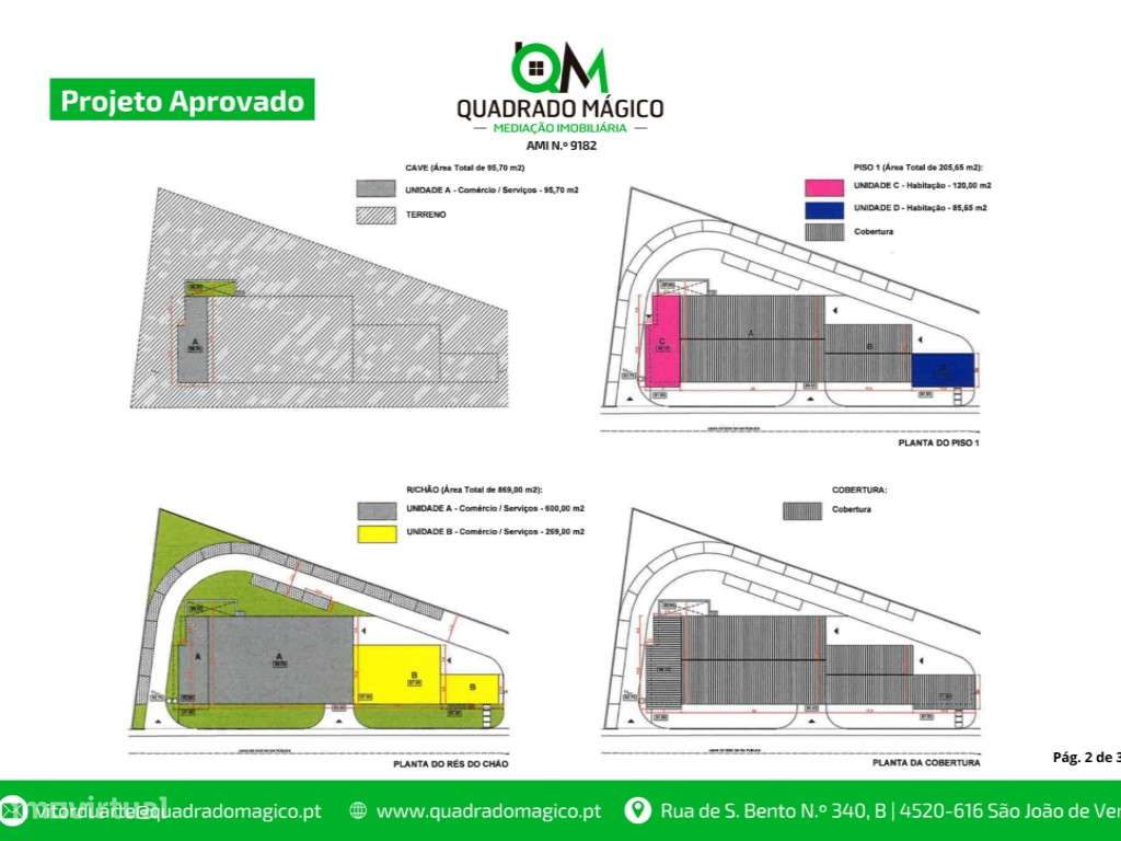Terreno em Cortegaça com Projeto Aprovado para habitação e comércio - Grande imagem: 4/5
