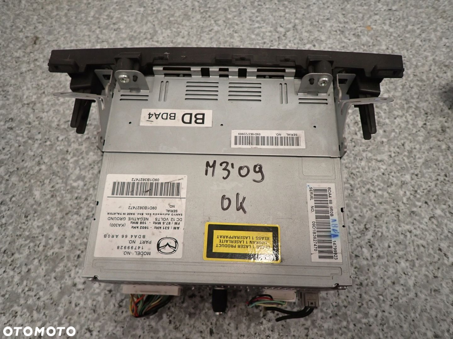 MAZDA 3 MAZDA3 BL 09-13 RADIO CD ODTWARZACZ - 5