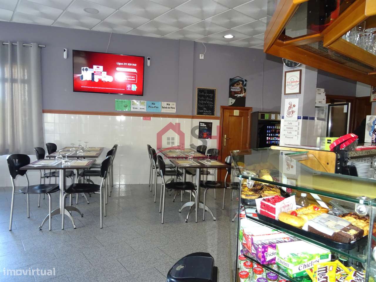 * Café Snack Bar /Churrasqueira Equipado*-6