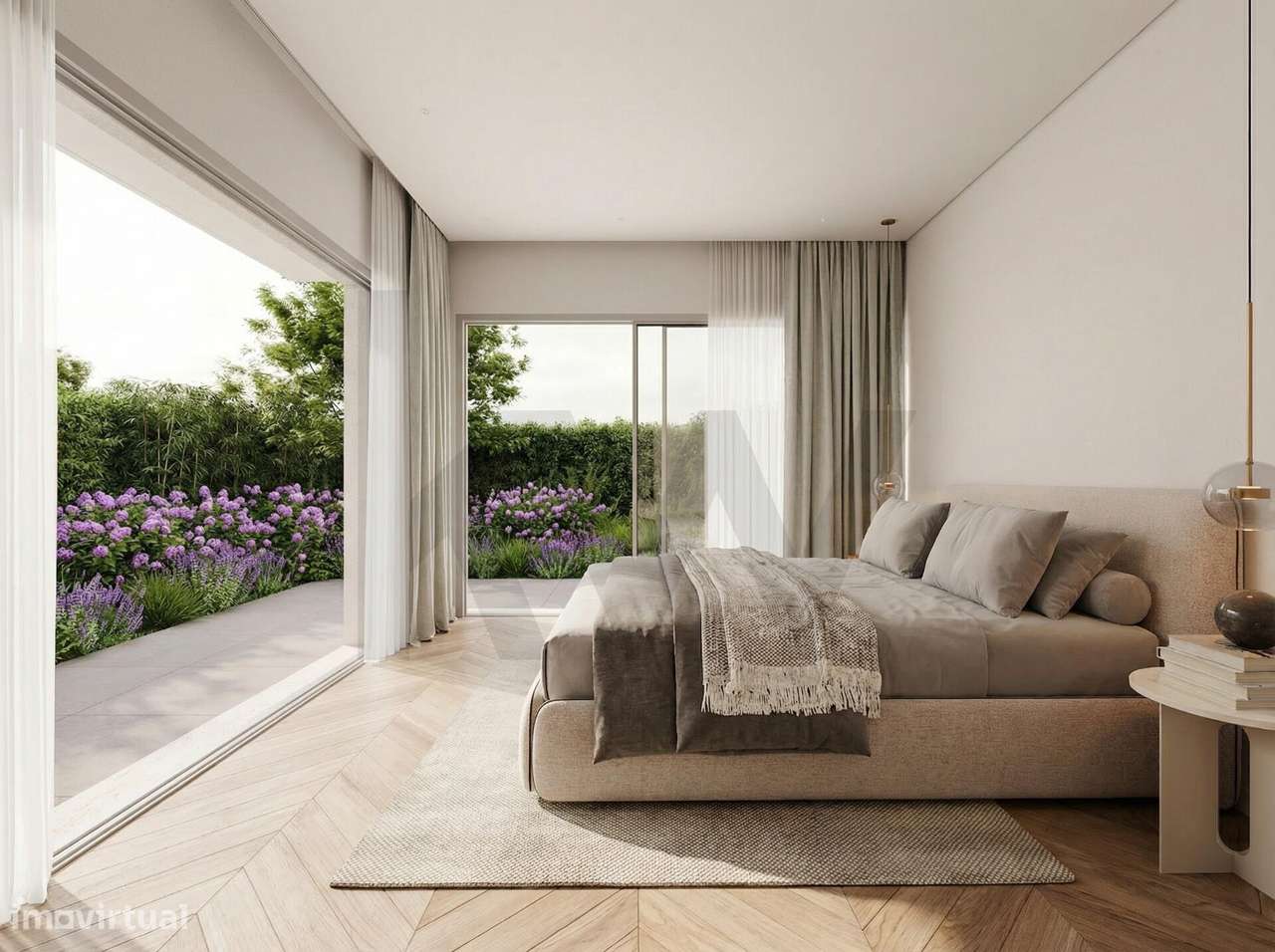 Moradia V3 Contemporânea com Jardim e Garagem – Village São Marcos - Grande imagem: 5/25