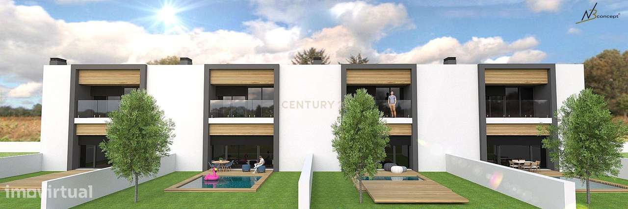 Moradia em banda T4 com Piscina  , zona Fernão Ferro-19