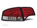 LAMPY DIODOWE AUDI A4 B7 04-07 SEDAN RED WHITE LED - 1