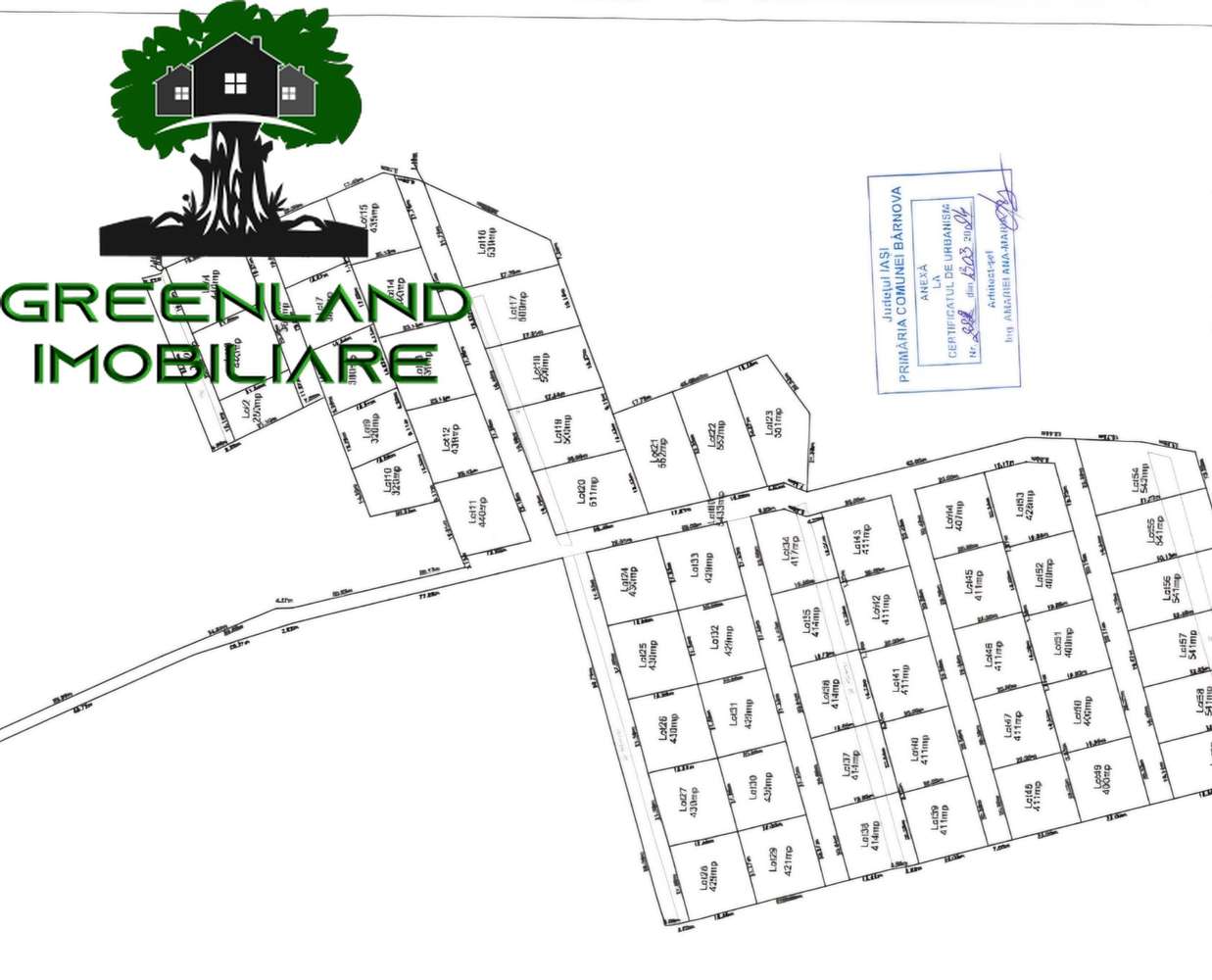 Teren Intravilan, 320 mp, toate Utilitatile, Acces FACIL, Bucium Visan - Imagine principală: 3/3