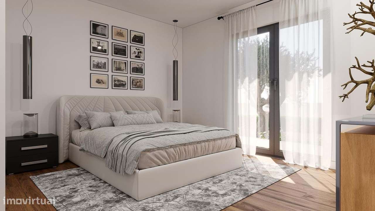 Moradia térrea com 3 quartos,    vista de Campo e piscina -  Cela ,-13