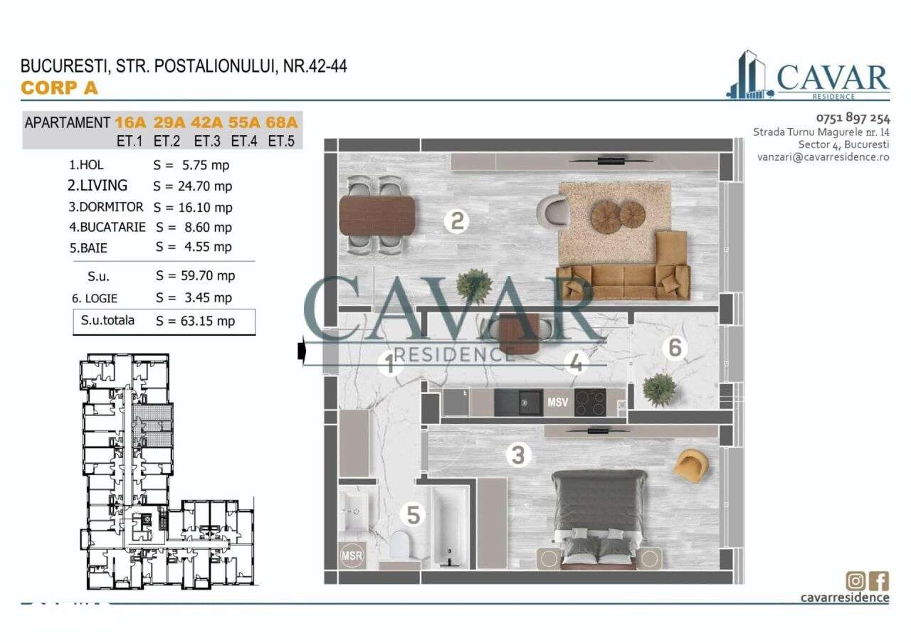 Alege Inteligent. Alege calitatea fara compromis Cavar Residence