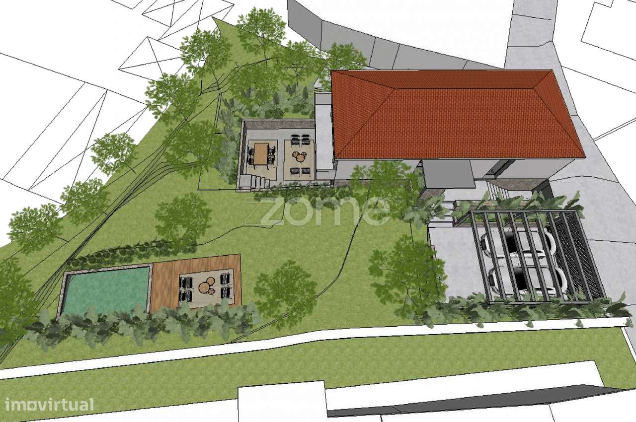 Moradia T3 com projeto aprovado, a1500m do Rio Douro - Valbom Gondomar-28