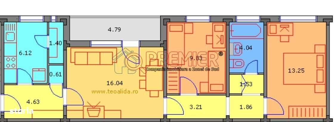 3 camere Sector 4 - Str Emil Racovita - Imagine principală: 2/14