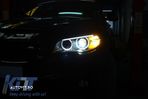 Faruri Full LED Bi-Xenon Angel Eyes compatibil cu BMW 5 Series F10/F11 (2011-2013) LCI Facelift Look - 4