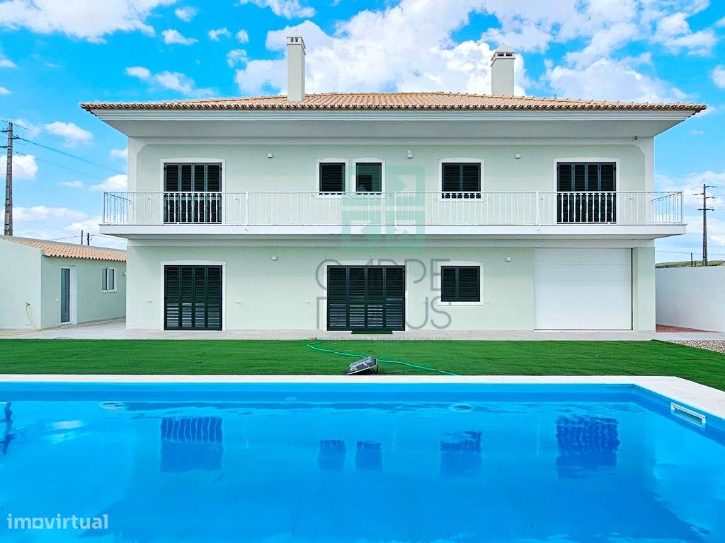 Excelente nova moradia T5 com piscina, em lote 7580m2, em Alpiarça,...-57