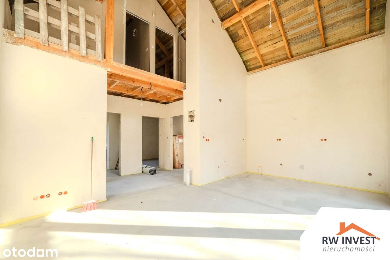 Dom 90 m² na dużej działce 1685 m² w otulinie lasu/Media w działce-3