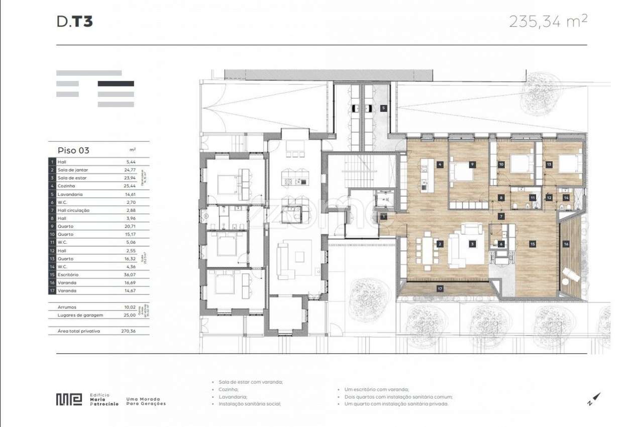 Extraordinário Apartamento T3 - Edifício Maria Patrocínio-22