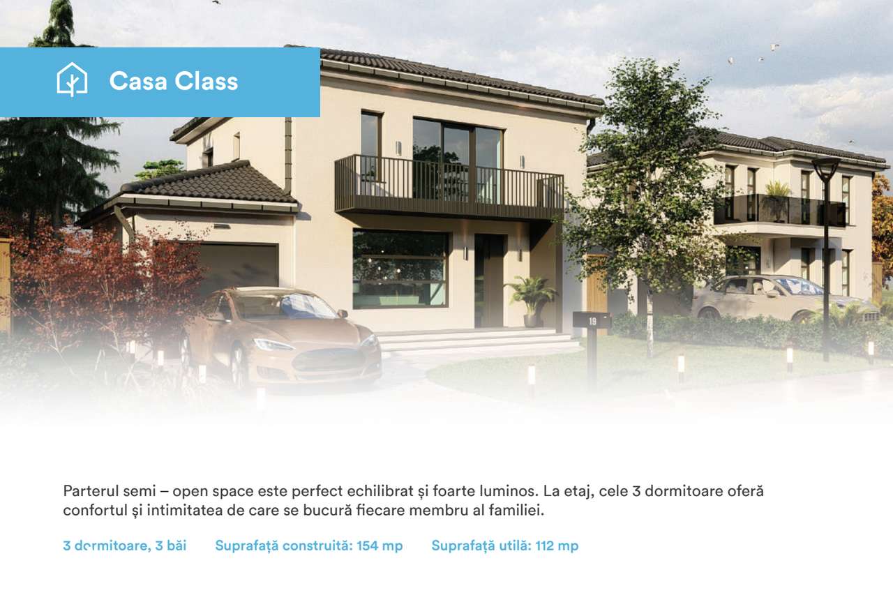 De vânzare teren 588 mp + proiect casă modernă CADOU - Imagine principală: 3/11