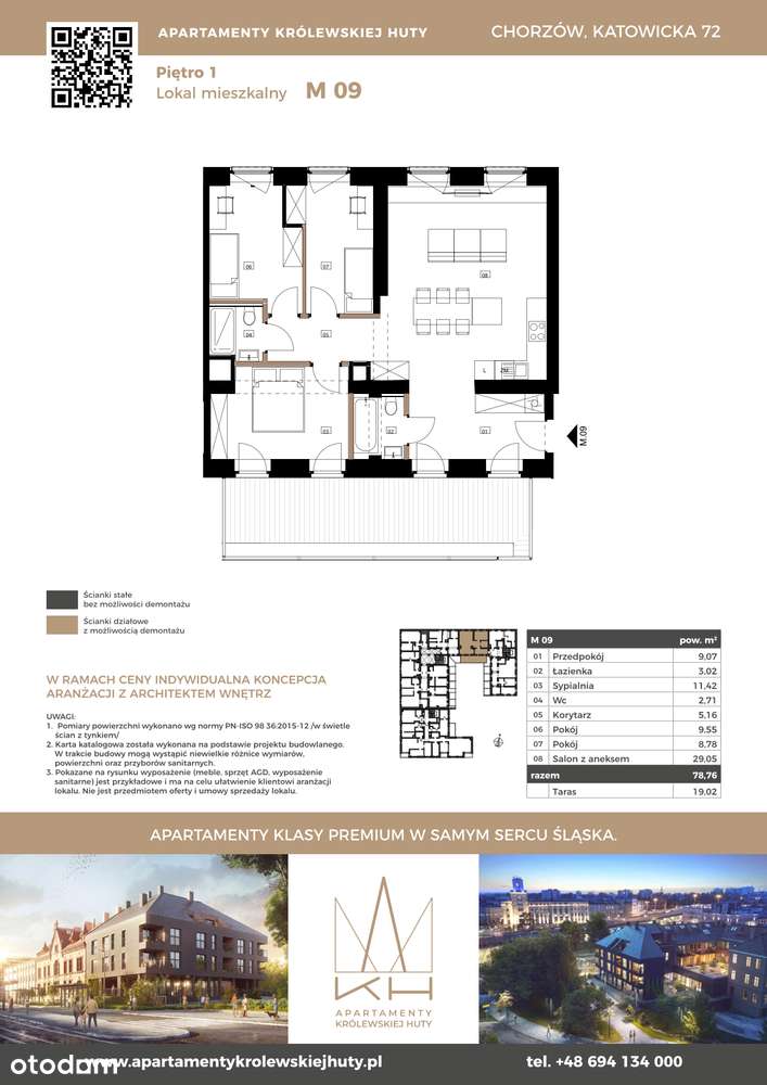 Królewski Apartament 4-pokojowy | Rynek Chorzów Katowice 5 min - Pełny obrazek: 5/11