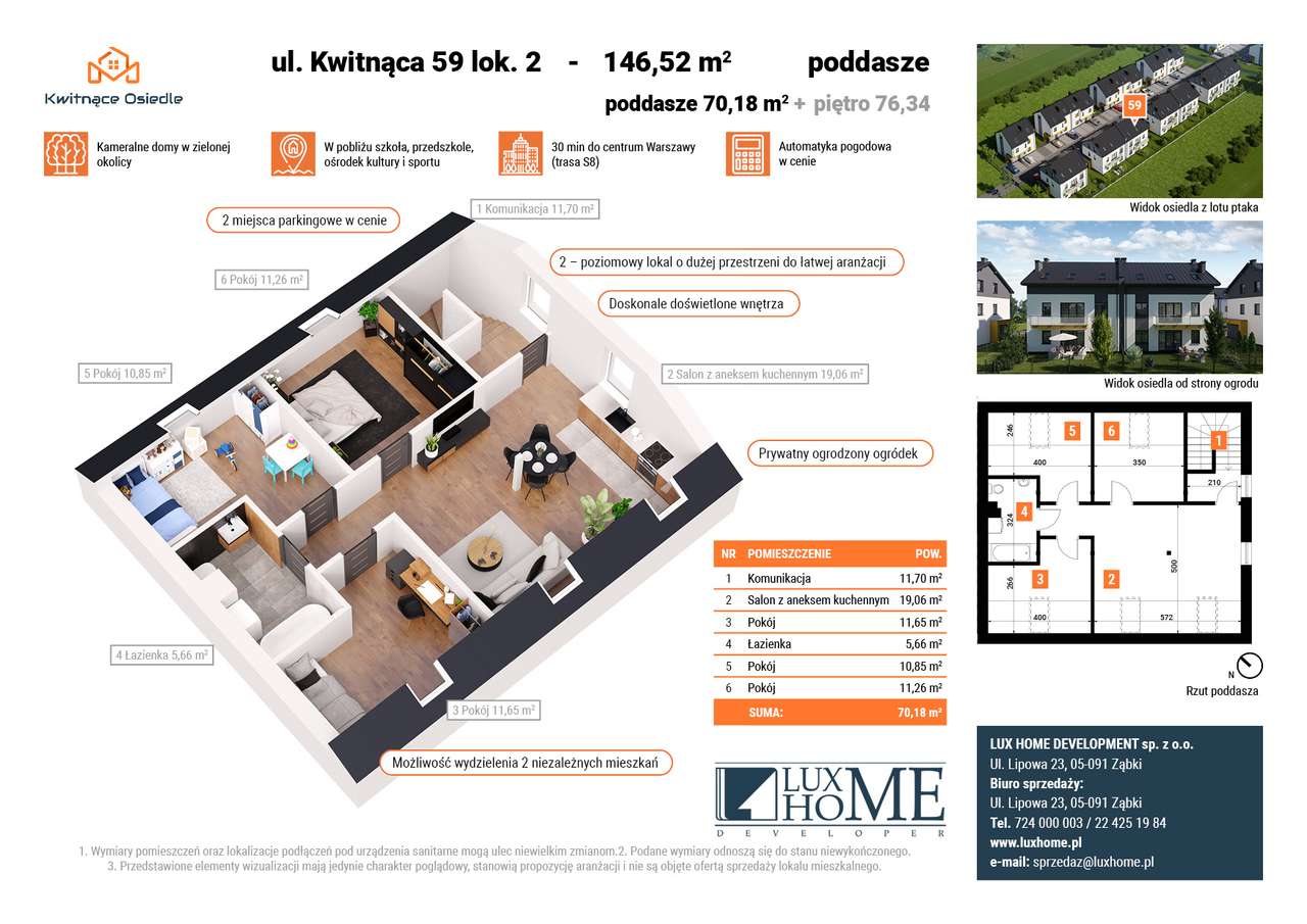 OGRÓDEK, 2 MIEJSCA, BEZCZYNSZOWE - Pełny obrazek: 3/8