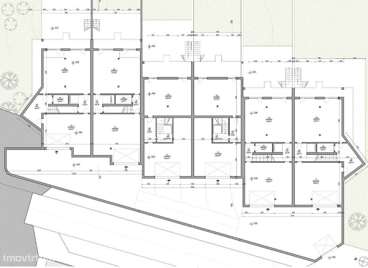 Condomínio fechado 6 Moradias, Licença a pagamento - Grande imagem: 4/9