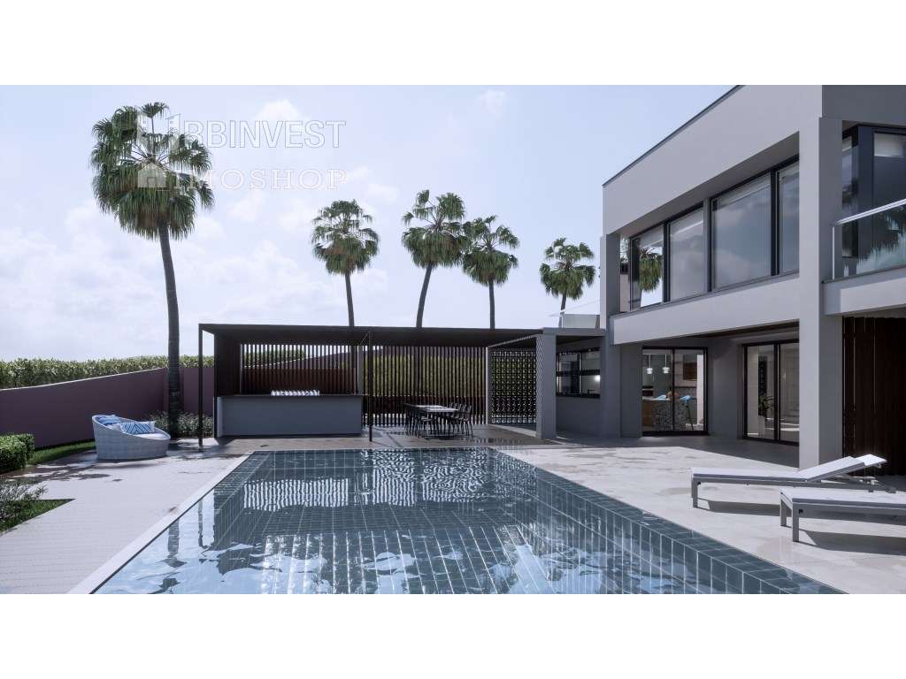 Moradia contemporânea com piscina, em construção, entre Lagos e Pra... - Grande imagem: 4/20