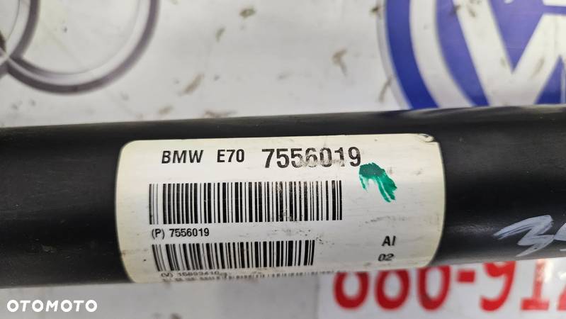 BMW X5 E70 X6 E71 3.0D 3.5D Wał napędowy przedni skrzyni Krótki 7556019 - 4