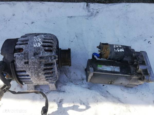 Alternator, electromotor, Peugeot 207,motor 1.6 HDI, - 1