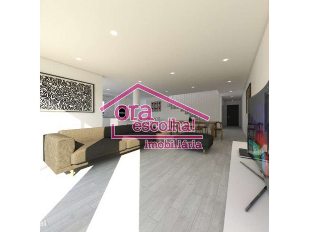 Moradia T2 Geminada NOVA com PISCINA, duas suítes e pérgula para 2 ...-5