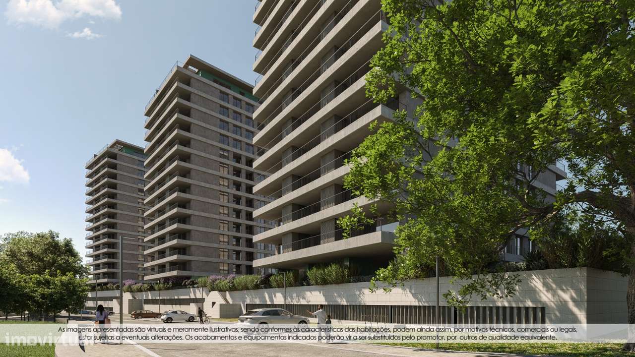 T2 Novo com Terraço (13,87m2) com vistas para o Parque em Canidelo.-26