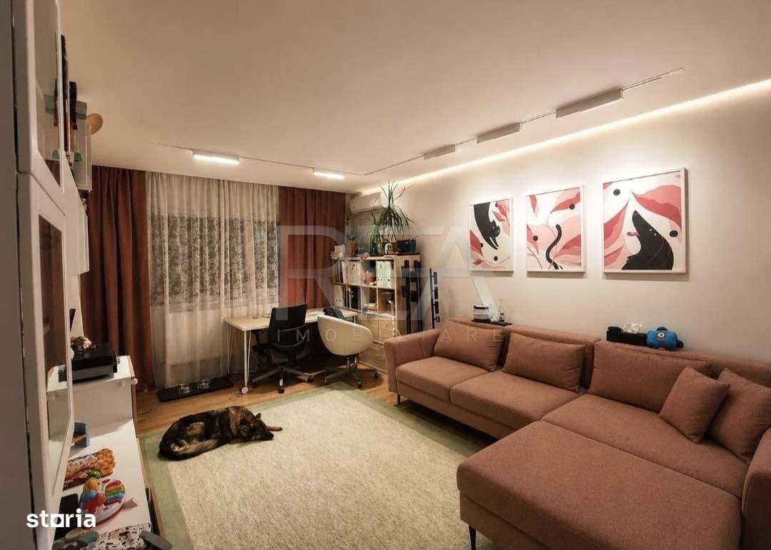 3 camere, 1/4, 69mp, bloc 1985, centrala -Apusului
