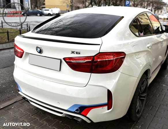 Eleron Portbagaj Negru Lucios BMW X6 F16 (2015+) Negru Lucios- livrare gratuita - 7