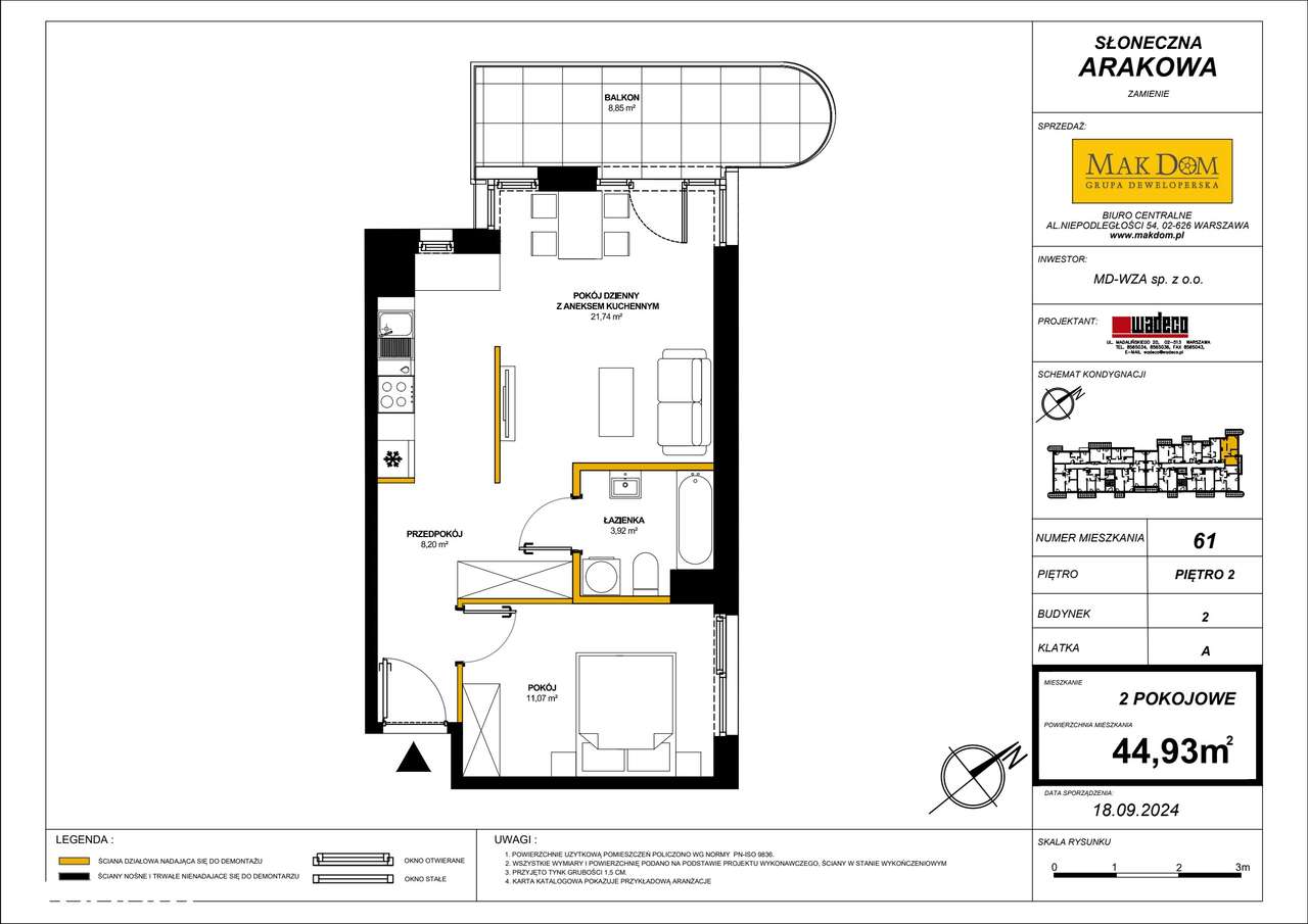 Apartment in Zamienie - View 2