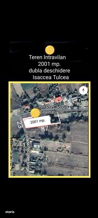 Vanzare Teren 2.001 mp. cu utilitati ~ Isaccea ~ Centru-1