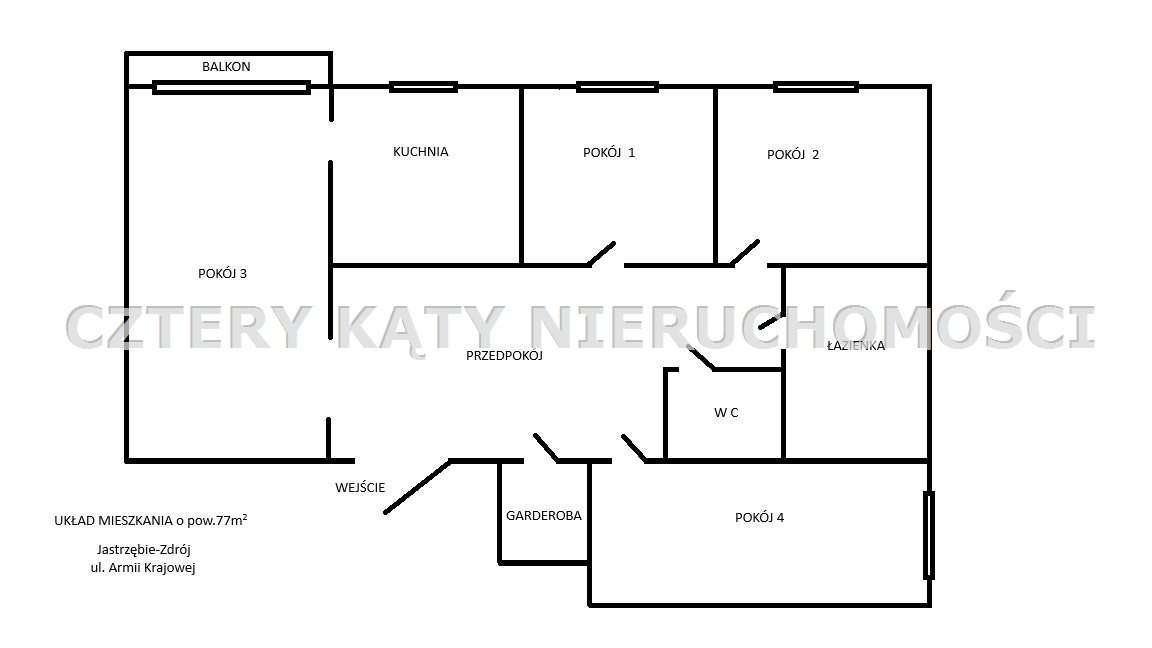 Duże mieszkanie z balkonem przy Zdroju-5