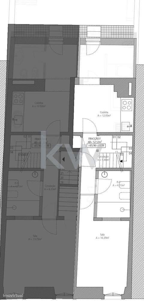 Apartamento T2 Duplex  no coração da Lapa na Freguesia da Estrela em L - Grande imagem: 3/5