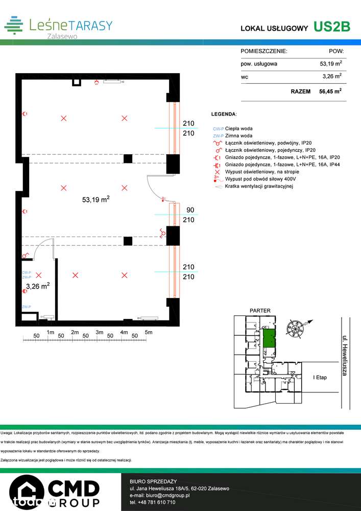 Leśne Tarasy 2 | lokal usługowy US2B || GOTOWY DO ODBIORU - Pełny obrazek: 2/7