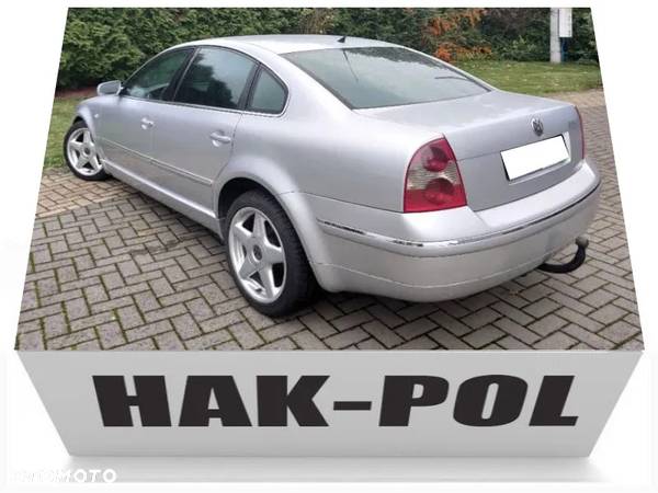 SOLIDNY HAK HOLOWNICZY+WIĄZKA13P VW VOLKSWAGEN PASSAT B5 SEDAN 4drzwiKOMBI VARIANT 1996do2005 - 5