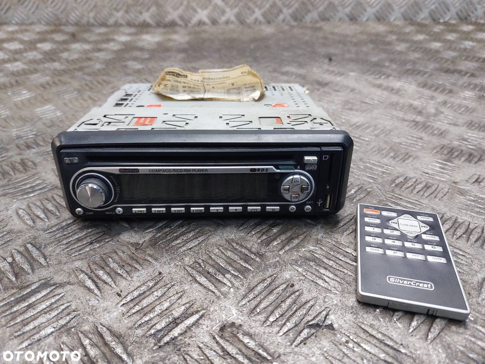 RADIO ODTWARZACZ SAMOCHODOWY SILVERCREST USB CD - 1