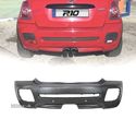 PARA-CHOQUES TRASEIRO MINI COOPER S R56 LOOK JCW 06-10 PRETO - 1