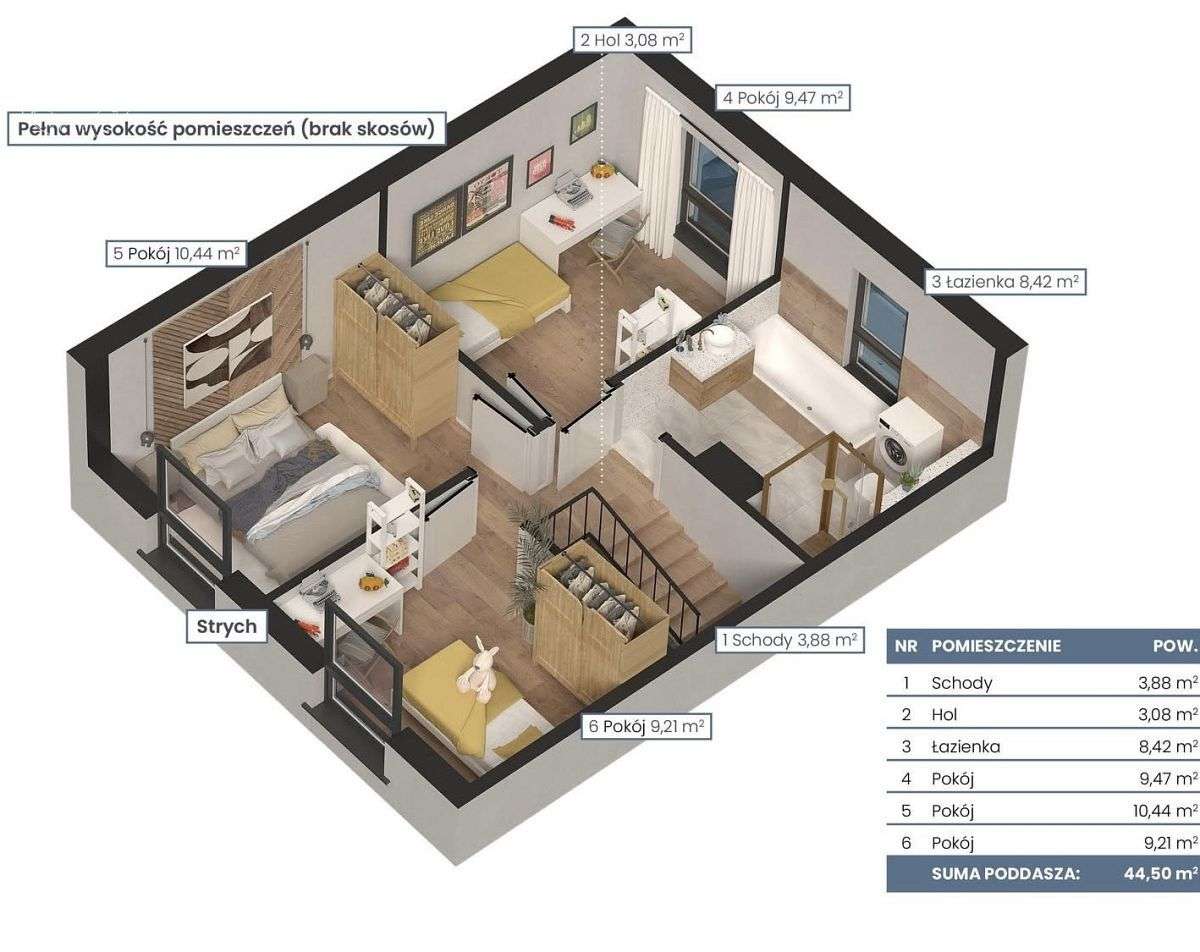 Dom w zabudowie bliźniaczej- Łęczna, Podzamcze - Pełny obrazek: 4/7
