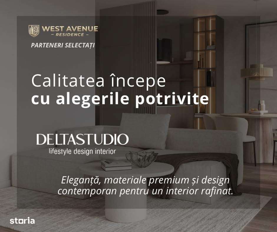 Studio | Parc 6.000 mp | AC inclus | Aproape de West Gate