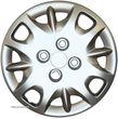 Set capace roti 13 inch tip Fiat, culoare Silver 13-110 - 1