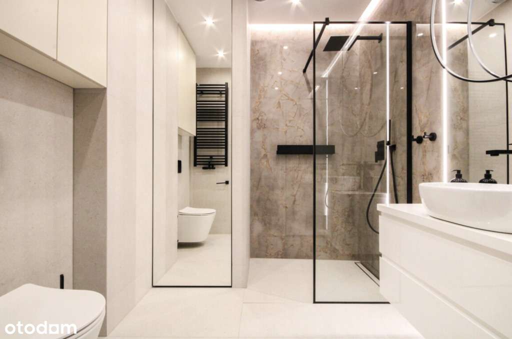 Apartamenty Złota - top, sypialnia z garderobą-8