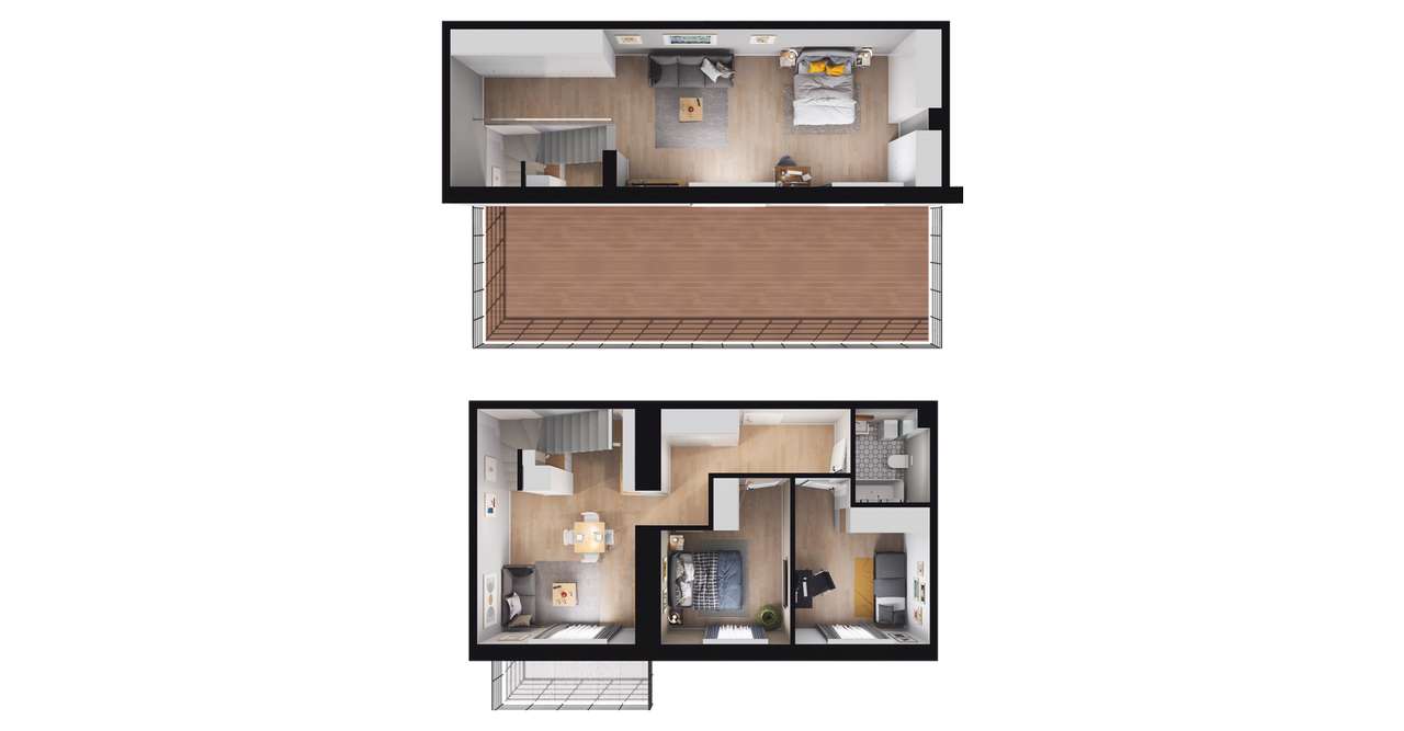 Na Pańskiej Górze | mieszkanie 48 - Pełny obrazek: 3/8