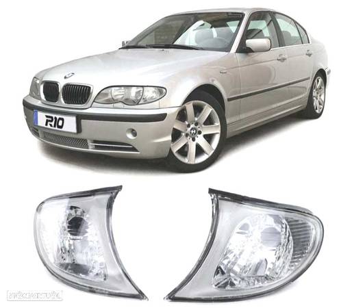 INDICADORES PARA BMW E46 LIMOUSINE TOURING 01-05 90-99 FRONTAIS FUMADO - 1