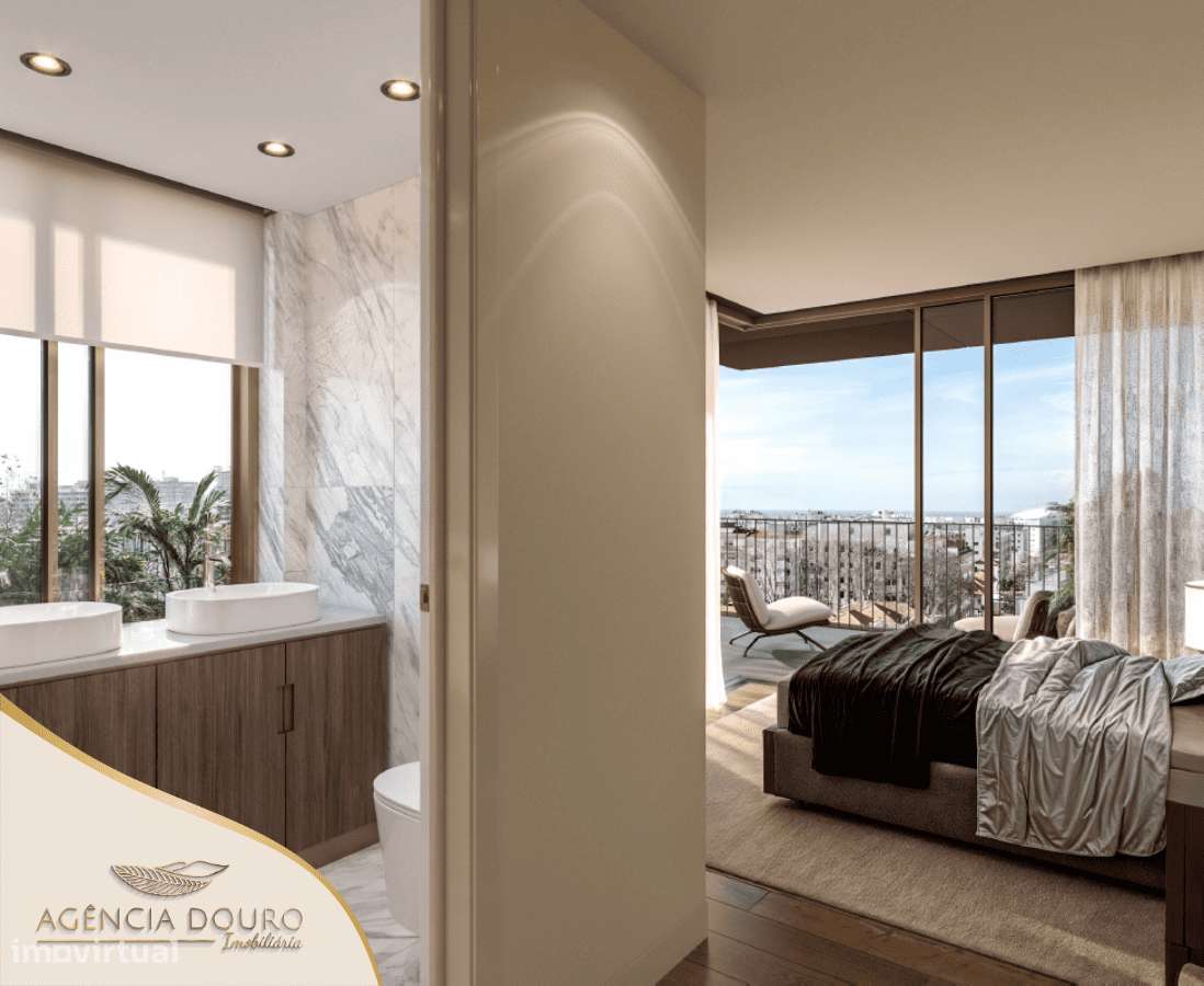 Apartamento T4 com varanda em Matosinhos Sul-6