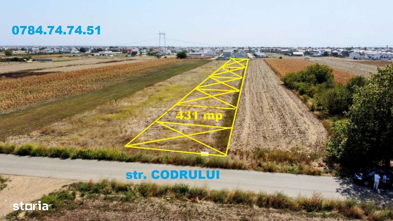 Teren in zona de intrare a comunei Berceni - Imagine principală: 3/4