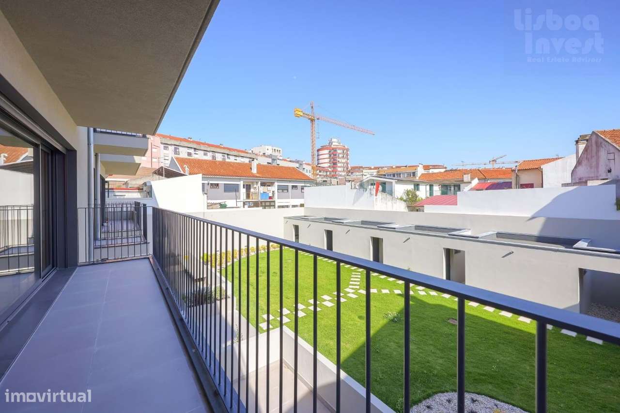 Apartamento T2 com vista Jardim no coração de Aveiro-19