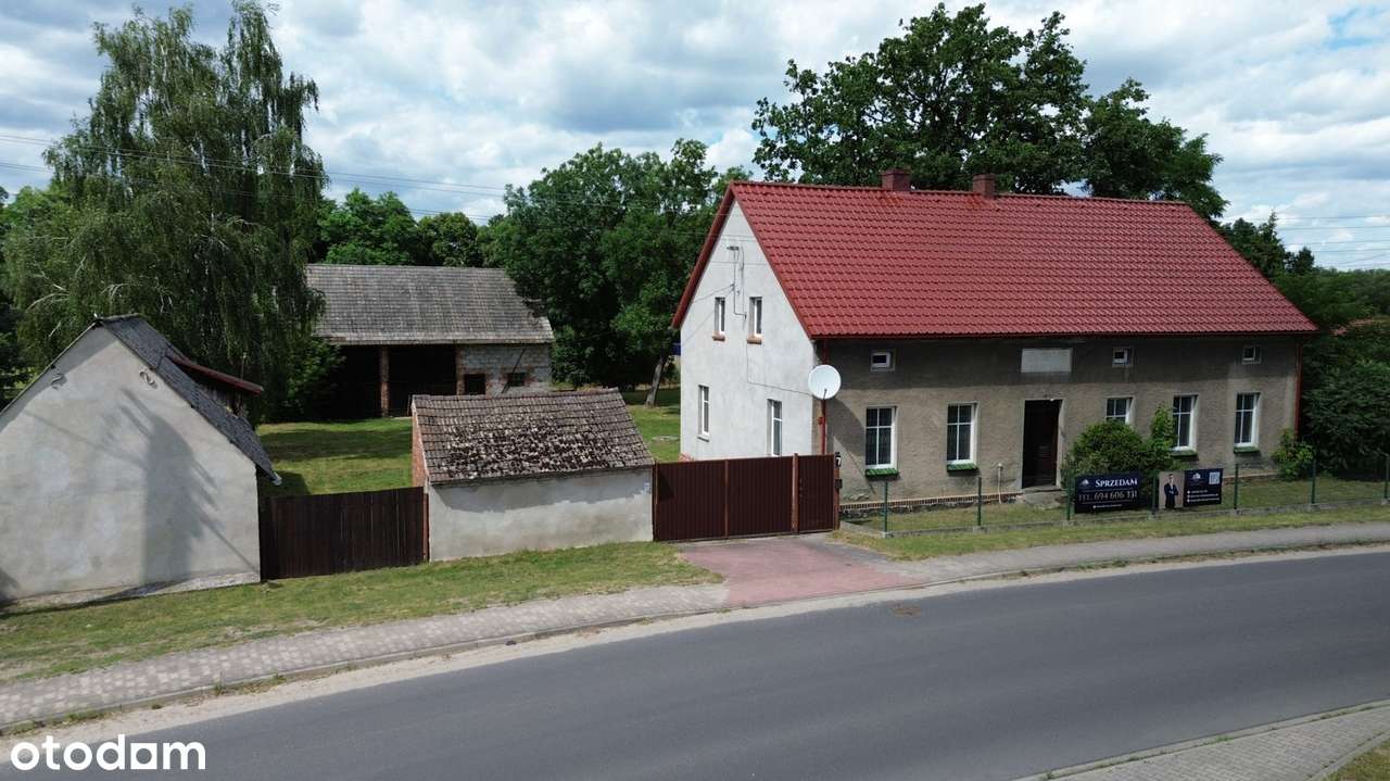 Dom z dużym potencjałem + zabudowania magazynowe  Działka 41 arów-2