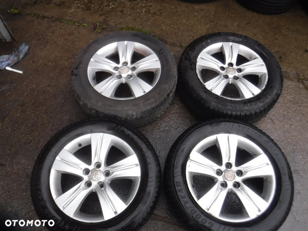 Kia Sportage alufelgi 17 5X114.3 opony zimowe goodyear 225/60/17 - 1