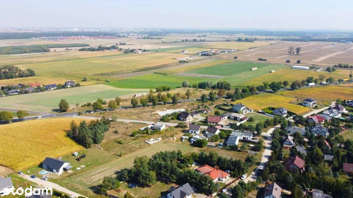 działka budowlana,poza miastem, szeroki front-4