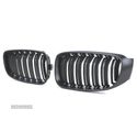 GRELHAS FRONTAIS PARA BMW F34 GT 13-16 LOOK M PRETO MATT - 4