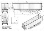 Mega 60 m3 Naczepa Wywrotka Aluminiowa KLAPO-DRZWI - 18